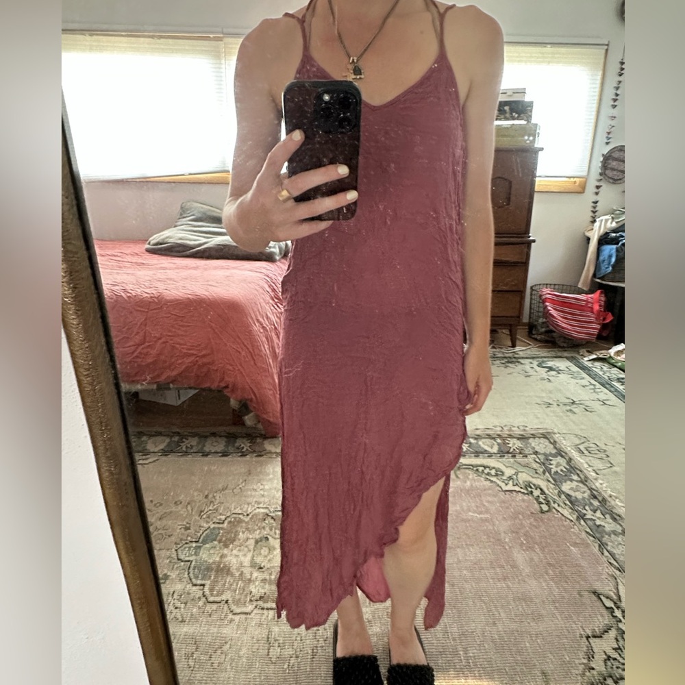 Free People Pink Slip Dress